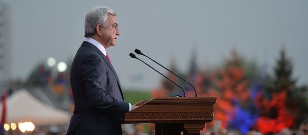 Поздравление Президента Сержа Саргсяна по случаю праздника независимости - Sputnik Արմենիա