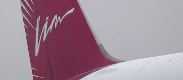 Название авиакомпании Vim-avia на хвостовой части самолета - Sputnik Армения