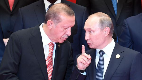 Владимир Путин и Реджеп Тайип Ердоган - Sputnik Армения