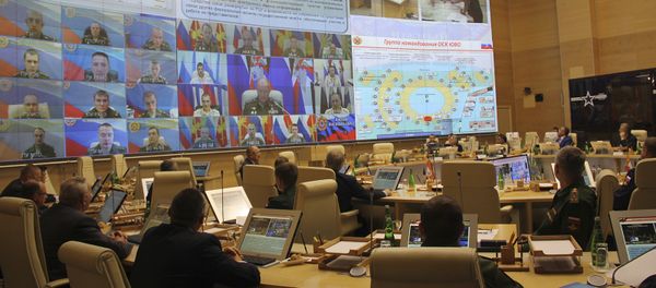 Конференц-зал Регионального центра управления штаба ЮВО - Sputnik Արմենիա