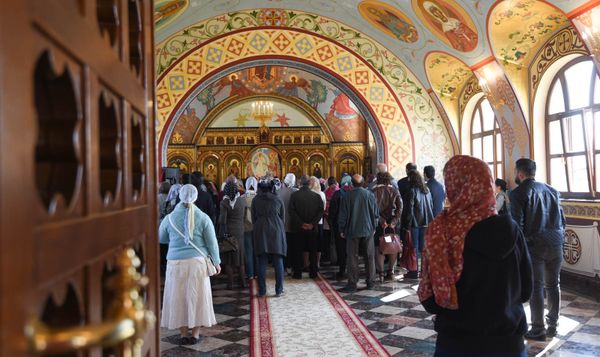 Освящение храма Русской Православной Церкви во имя Воздвижения Животворящего Креста Господня в Ереване - Sputnik Армения