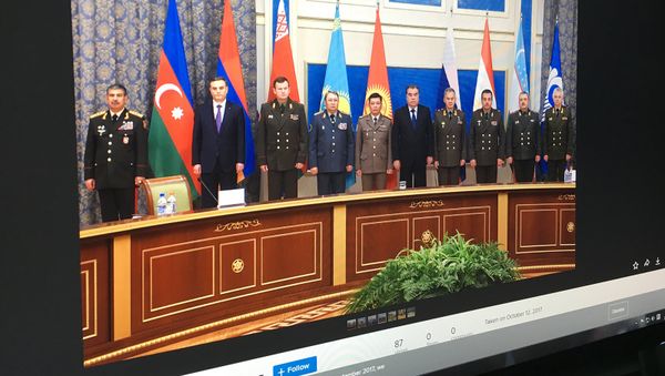 Заседание министров обороны стран-членов СНГ в Душанбе - Sputnik Армения