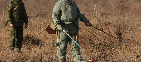Саперы инженерных войск Южного военного округа. Архивное фото Саперы инженерных войск Южного военного округа. Архивное фото - Sputnik Армения