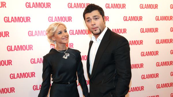 Ю.Ковальчук и А.Чумаков после церемонии вручения премии Женщина года Glamour 2009 - Sputnik Армения