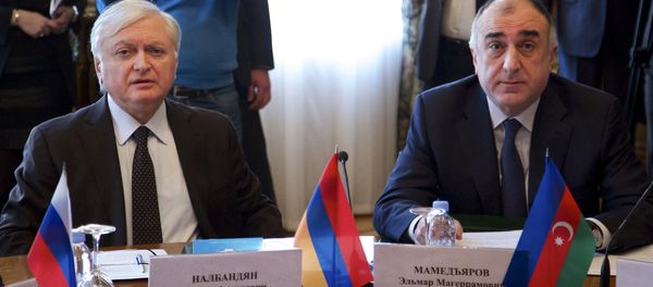Эдвард Налбандян и Эльмар Мамедъяров - Sputnik Армения