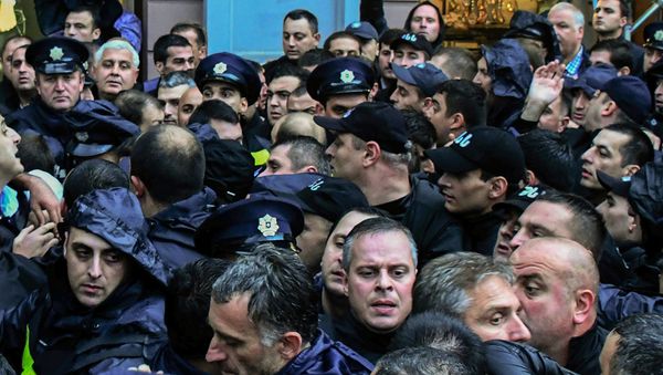Акция протеста в Грузии - Sputnik Արմենիա