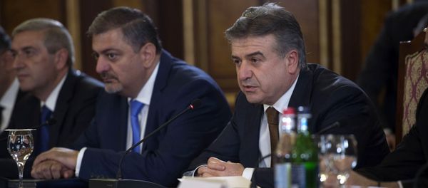 Встреча премьер министров Армении и России Карена Карапетяна и Дмитрия Медведева - Sputnik Армения