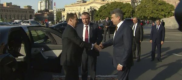 ՌԴ վարչապետ Դմիտրի Մեդվեդևի հայաստանյան այցը - Sputnik Արմենիա
