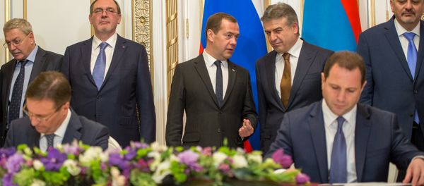 Подписание соглашений между Арменией и Россией - Sputnik Արմենիա