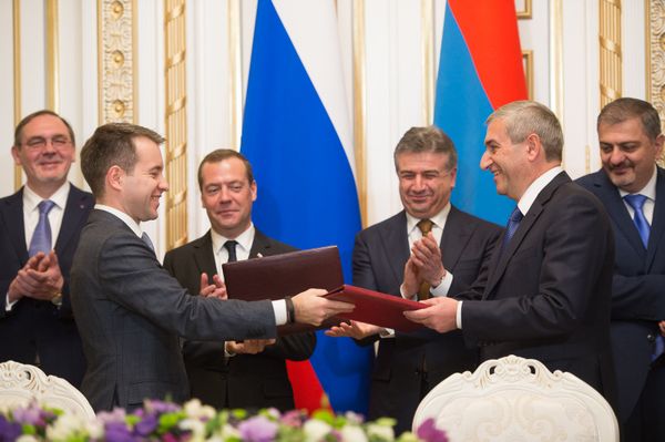 Подписание соглашений между Арменией и Россией - Sputnik Армения