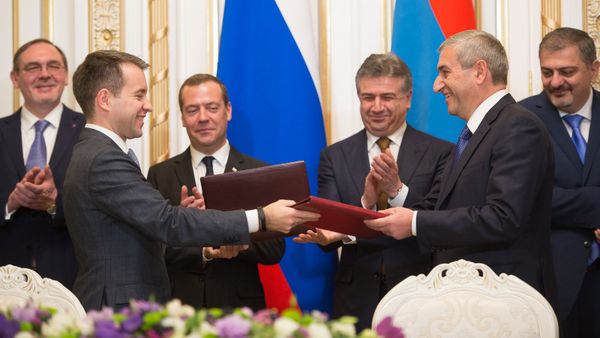 Подписание соглашений между Арменией и Россией - Sputnik Армения