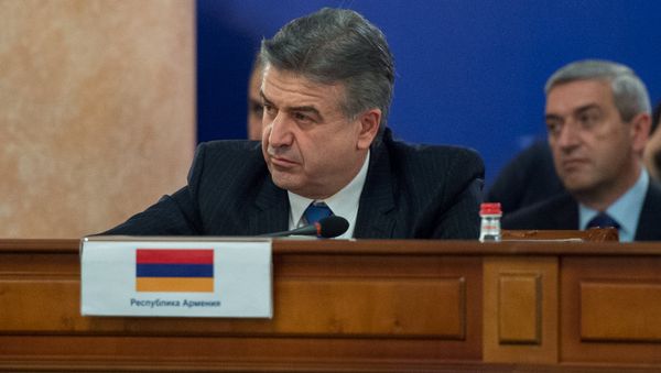 Евразийский межправительственный совет. Карен Карапетян - Sputnik Армения