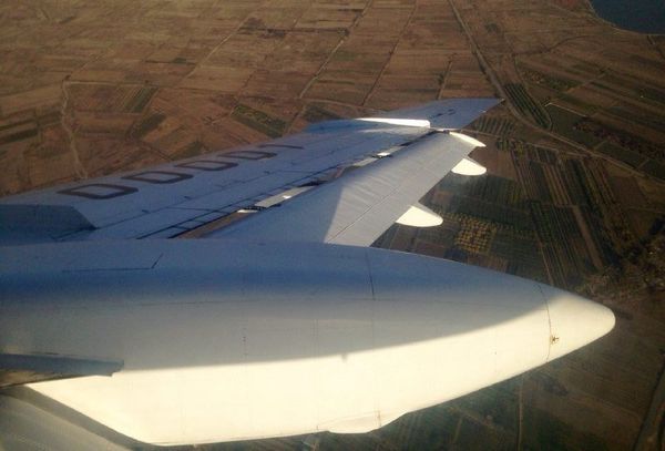 Фото из окна самолета во время полета над Арменией - Sputnik Армения