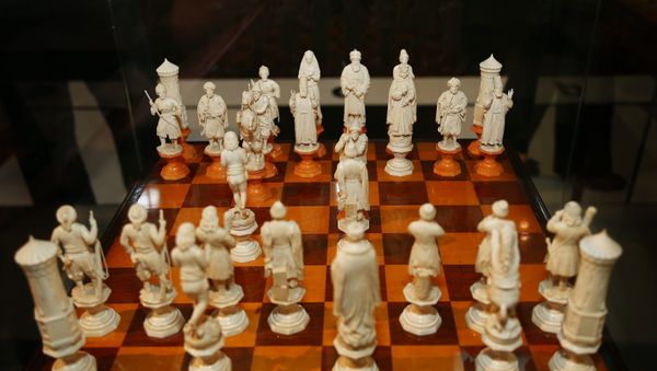 Открытие выставки Царская игра - Sputnik Армения