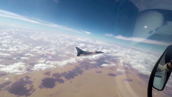 Авиаудары бомбардировщиками Ту-22М3 ВКС РФ по объектам террористов в провинции Дейр-эз-Зор - Sputnik Արմենիա