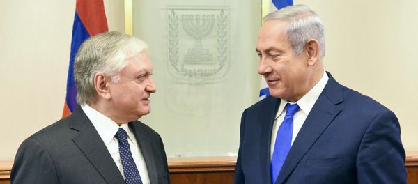 Встреча МИД Армении Эдварда Налбандяна с премьер-министром Израиля Бениамином Нетаньяху - Sputnik Армения