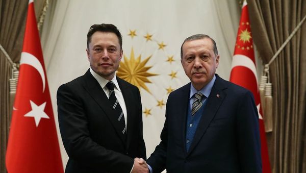 Илон Маск и Реджеп Эрдоган - Sputnik Армения