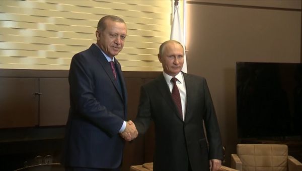 Встреча в Сочи Владимира Путина и Реджепа Эрдогана - Sputnik Армения