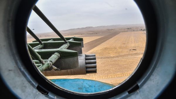 Совместные антитеррористические учения КСБР государств-членов ОДКБ на полигоне Харбмайдон в Таджикистане - Sputnik Армения