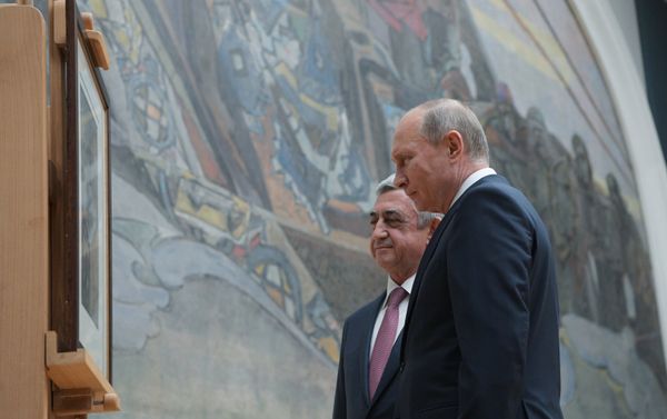 Президент РФ В.Путин встретился с президентом Армении С. Саргсяном - Sputnik Армения