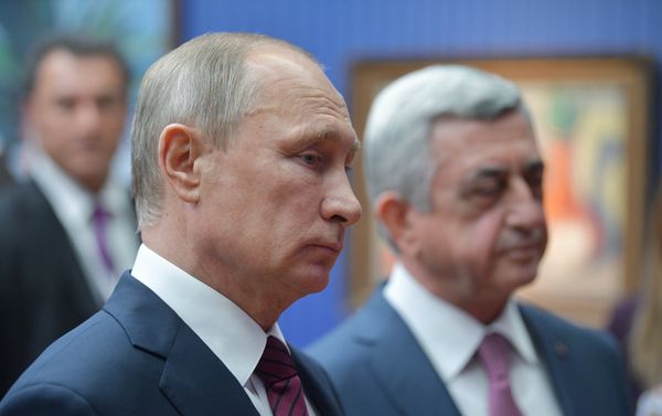 Президент РФ В.Путин встретился с президентом Армении С. Саргсяном - Sputnik Армения