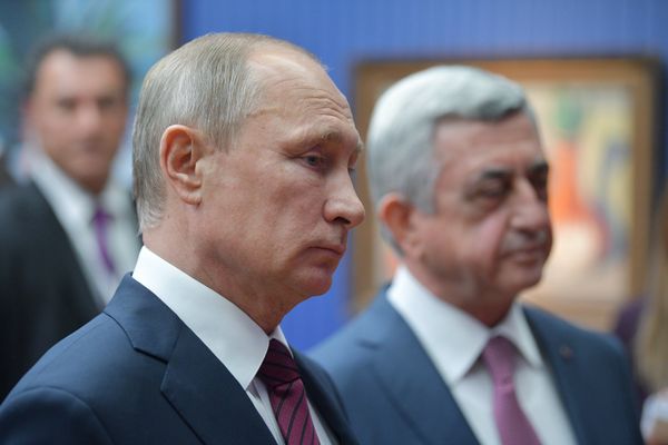 Президент РФ В.Путин встретился с президентом Армении С. Саргсяном - Sputnik Армения