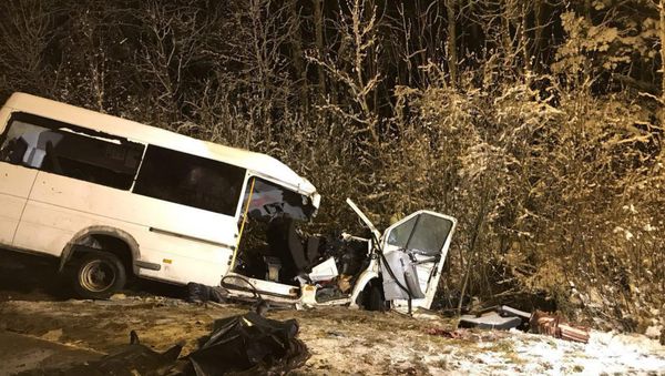 В Марий Эл столкнулись лесовоз и микроавтобус - Sputnik Армения