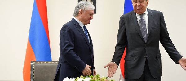 Встреча С.Лаврова и Э.Налбандяна Встреча С.Лаврова и Э.Налбандяна - Sputnik Армения