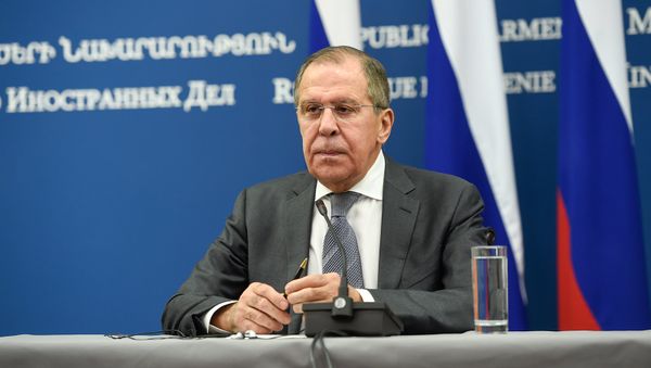 Пресс-конференция МИД РФ С.Лаврова и МИД РА Э.Налбандяна Пресс-конференция МИД РФ С.Лаврова и МИД РА Э.Налбандяна - Sputnik Армения