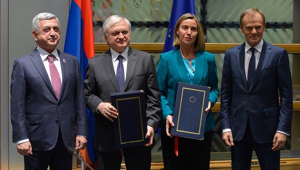 Армения подписала соглашение о всеобъемлющем и расширенном партнерстве с ЕС - Sputnik Армения