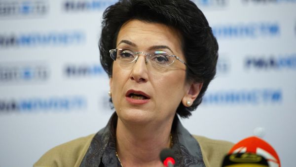 Нино Бурджанадзе выступила в ходе видеомоста Москва-Тбилиси - Sputnik Армения