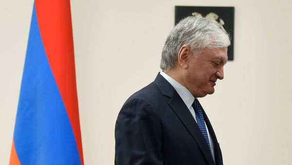 Министр иностранных дел Республики Армения Эдвард Налбандян - Sputnik Армения