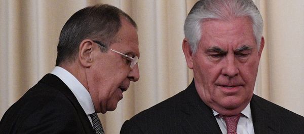 П/к министра иностранных дел РФ С. Лаврова и госсекретаря США Р. Тиллерсона - Sputnik Արմենիա