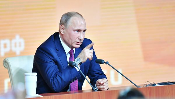 Президент РФ Владимир Путин - Sputnik Армения