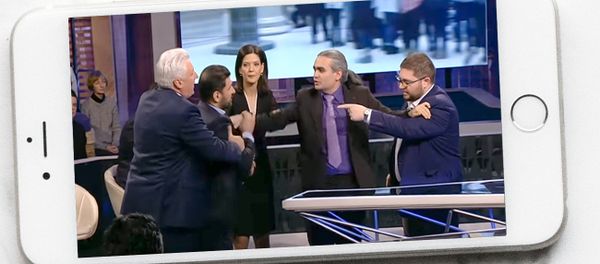 Перепалка на телеканале Звезда - Sputnik Армения