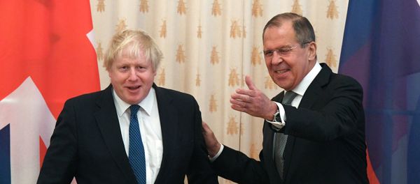 Встреча глав МИД РФ и Великобритании С. Лаврова и Б. Джонсона - Sputnik Արմենիա