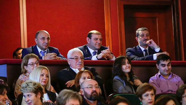 Мэр Еревана Тарон Маргарян на джаз-концерте в рамках дней Еревана в Москве. - Sputnik Армения