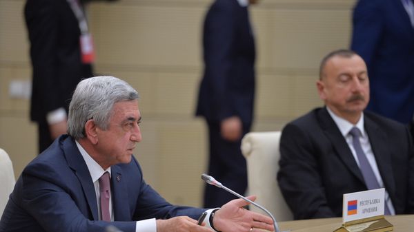 Սերժ Սարգսյանի և Իլհամ Ալիևի հանդիպումը - Sputnik Արմենիա