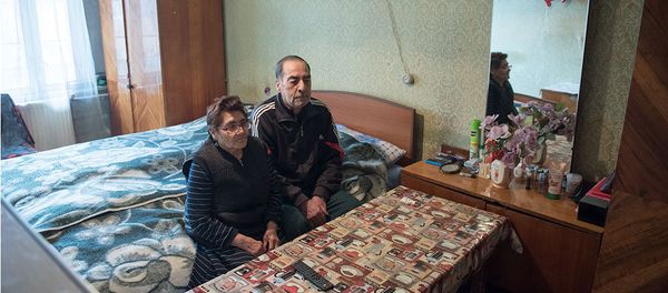 Молодожены Валериан Торосян и Аракс Акопян - Sputnik Армения